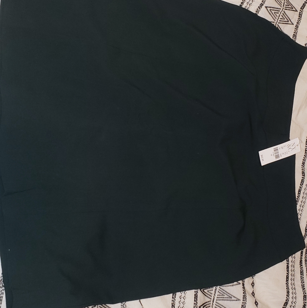 Dark Green Pencil Skirt